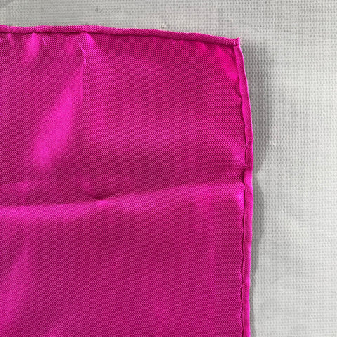 NO BRAND Pink Shimmer Silk Pocket Square