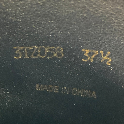 PRADA Bottines compensées en daim noir Taille 7.5