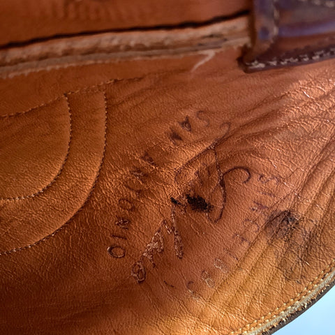 LUCCHESE Size 9 Brown Leather Pull On Boots