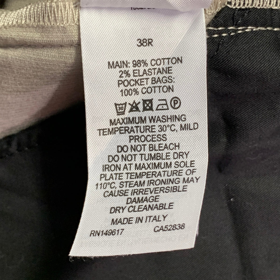 DUNHILL Size 38 Beige Corduroy Cotton Blend Straight Jean Cut Casual Pants