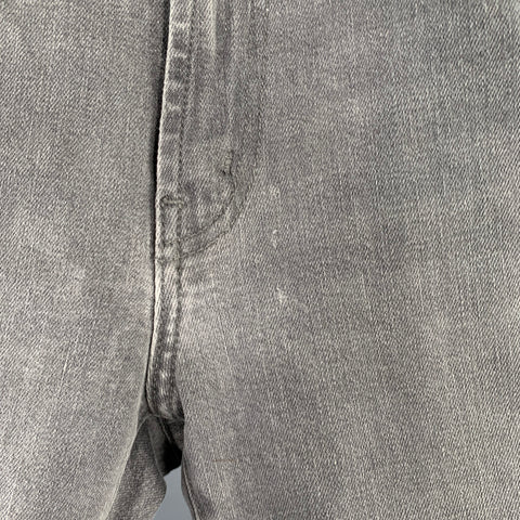 J BRAND Size 31 Tyler Grey Cotton Blend Tapered Slim Five Pockets Jeans