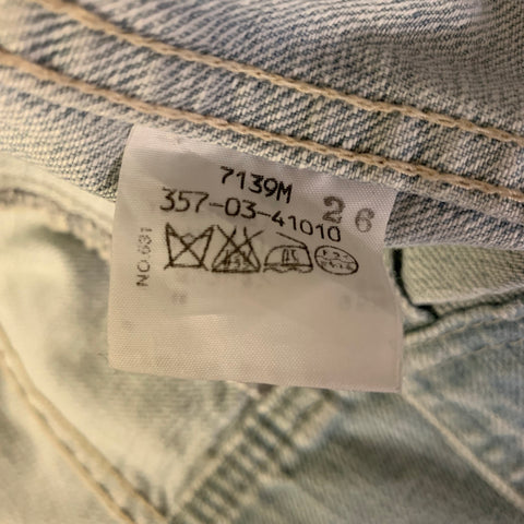 VIVIENNE WESTWOOD Size XS Blue Cotton Blend Cropped Jacket