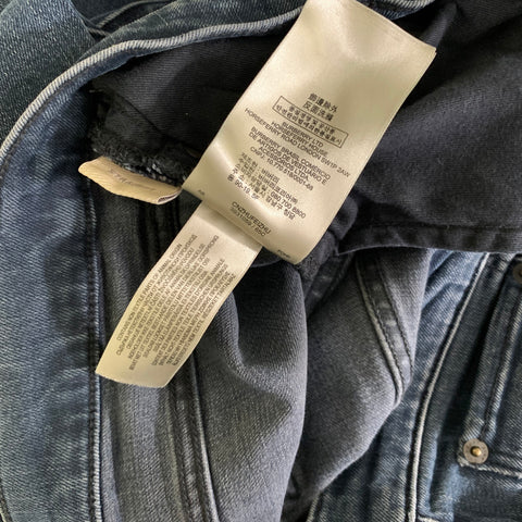 BURBERRY BRIT Size 36 Navy Wash Cotton Straight leg Jeans