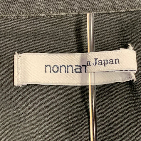 NONNATIVE Size XL Grey Charcoal Cotton Two Pockets Long Sleeve Shirt