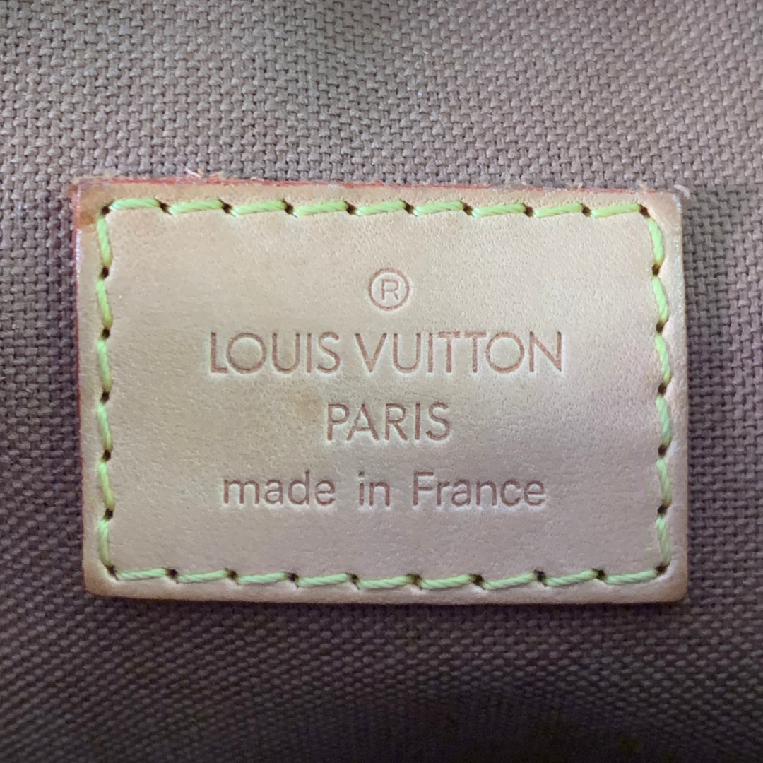 LOUIS VUITTON Pochette Bosphore Brown Tan Monogram Canvas Crossbody Bag