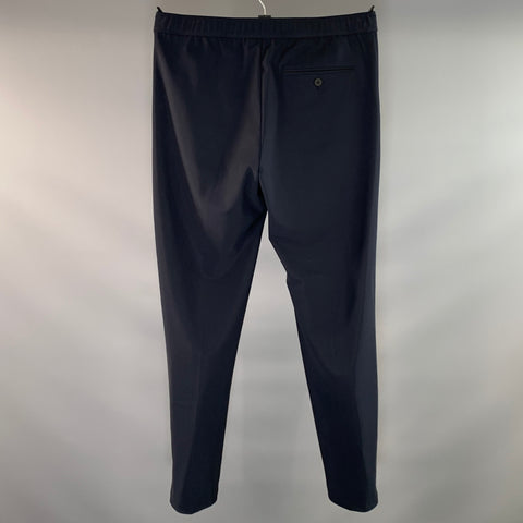 THEORY Size 30 Navy Solid Polyamide Elastane Pintuck Casual Pants