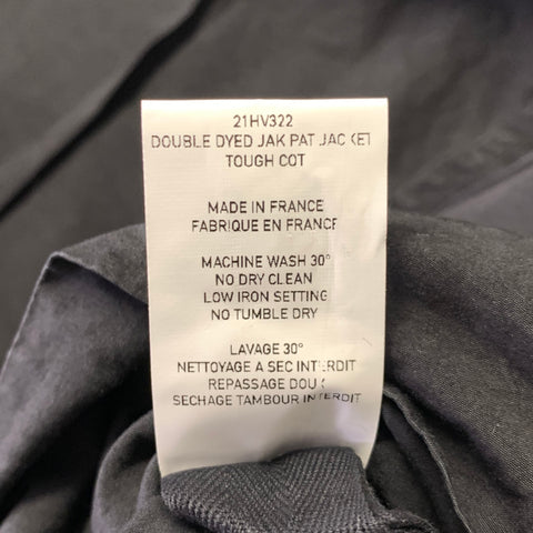 CASEY CASEY Size L Black Cotton Blend Blazer
