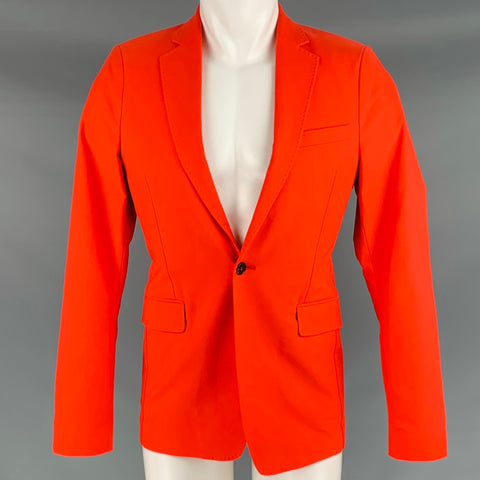 ACNE STUDIOS Size 38 Orange Cotton Blend Sport Coat