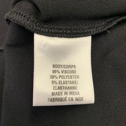 ALTUZARRA Taille XS Mélange de viscose noir Boutons-pression cloutés Pull col rond