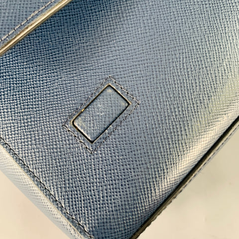 MICHAEL KORS Navy Saffiano Leather Messenger Bag
