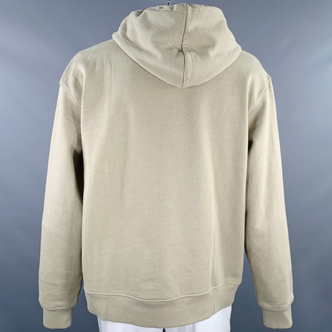 JACQUEMUS Size XXL Sage Green Cotton Logo Hoodie Sweatshirt