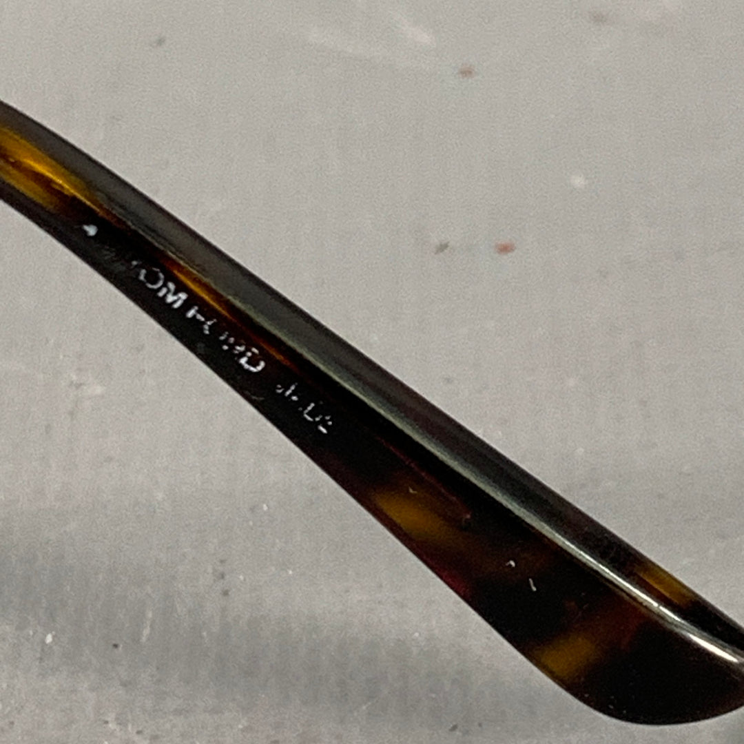 TOM FORD Gold Tortoiseshell Metal Aviator Sunglasses