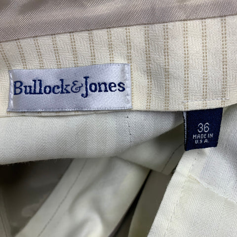 Pantalon de ville fuselé à devant plat gris BULLOCK&JONES taille 36