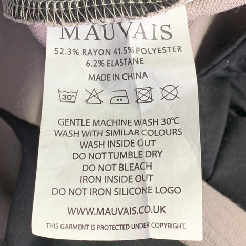 MAUVAIS Size 36 Tan Herringbone Rayon Blend Zip Fly Shorts