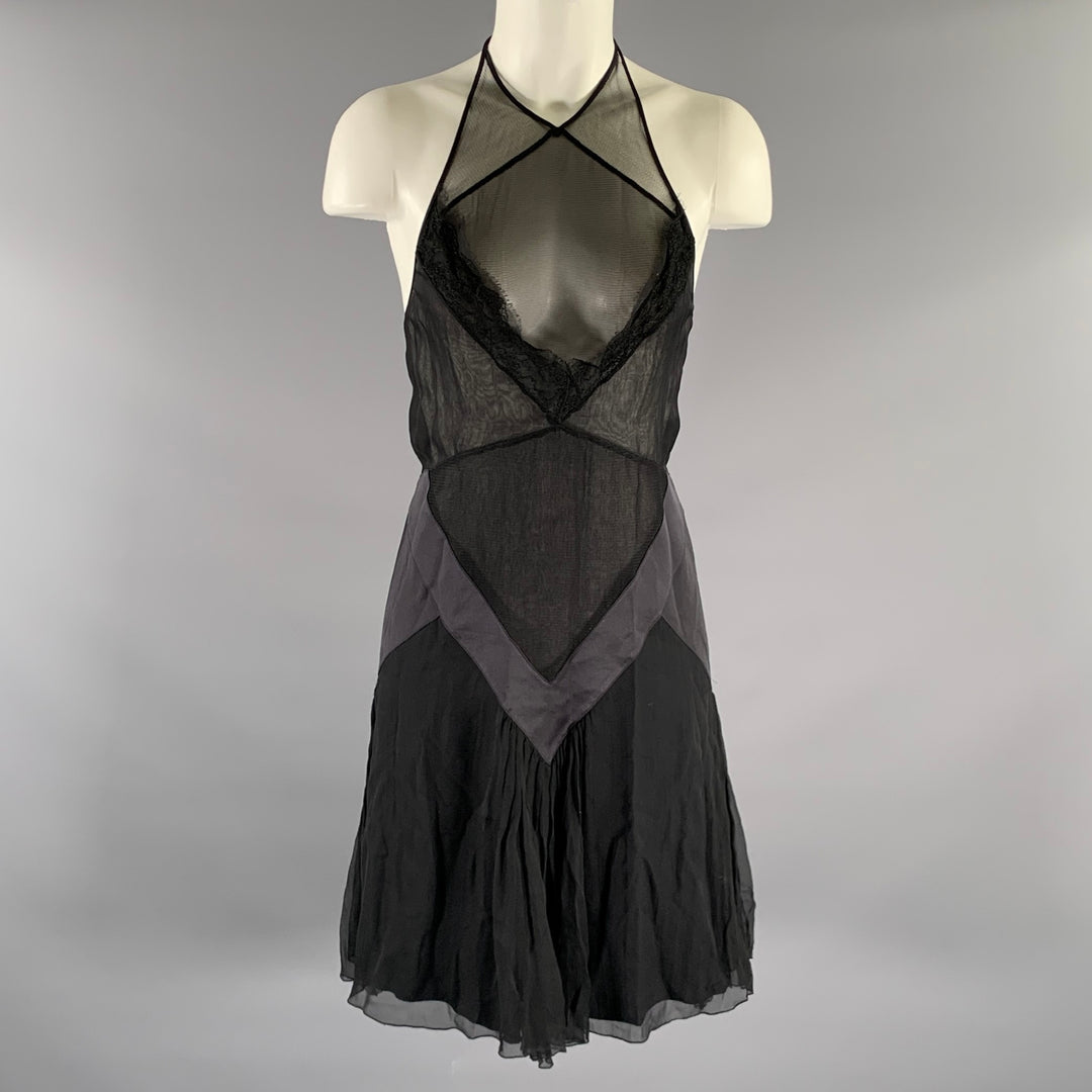 la perla mini dress LA PERLA Size 6 Black Silk Camisole Mini Dress – Sui Generis Designer  Consignment