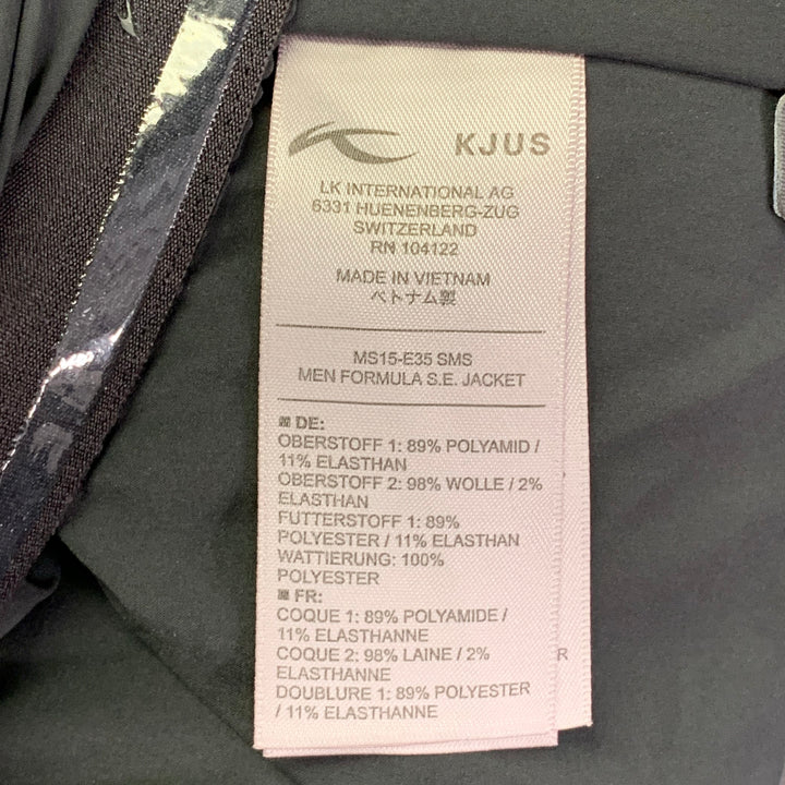 KJUS Size M Formula SE Grey Polyamide Blend Ski Jacket