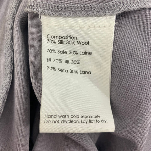PHILLIP LIM Size XS Grey Lilac Silk Wool Tank Casual Top