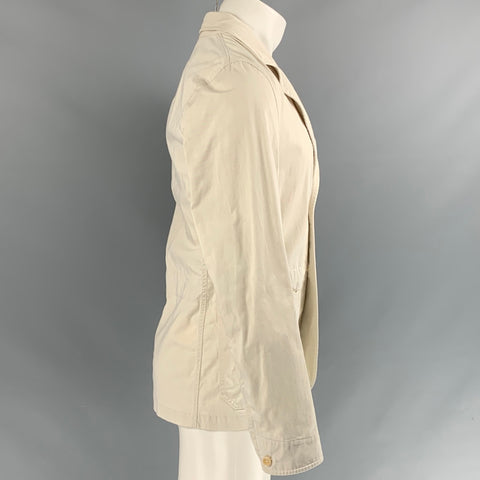 Chaqueta de algodón liso blanquecino talla UNIS 38