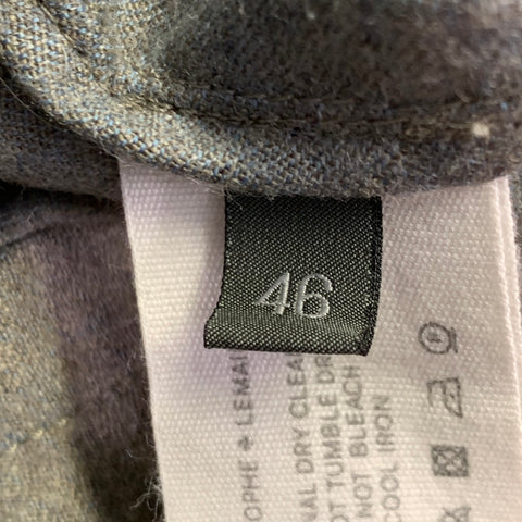 CHRISTOPHE LEMAIRE Size XS Grey Heather Virgin Wool Cashmere Crew Neck Pullover