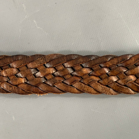 POLO by RALPH LAUREN Size 36 Brown Woven Leather Belt