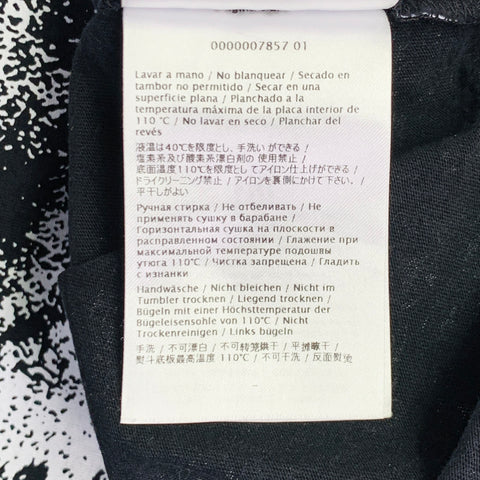 T-shirt Valentino 2020 Col rond en coton imprimé paysage noir et blanc Taille M