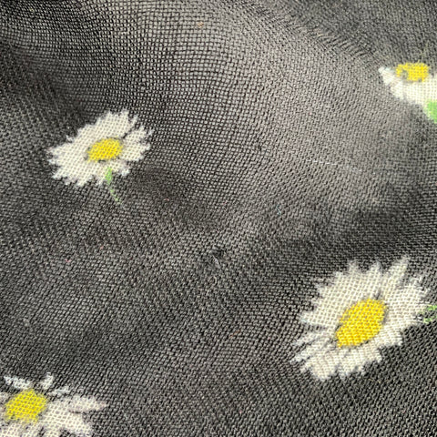 DOLCE & GABBANA Black Green Floral Scarf Shawl
