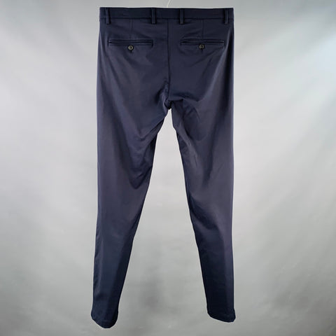 THEORY Size 31 Black Polyamide Blend Flat Front Casual Pants