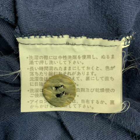 COMME des GARCONS Cárdigan con botones de punto de algodón azul marino talla S