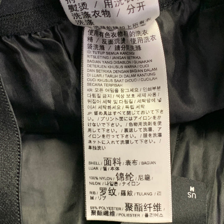 HELIOT EMIL x PUMA Size M Black Nylon Layered Zip Fly Casual Pants