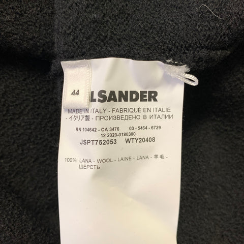 JIL SANDER Size M Black Wool Pull On Sweater