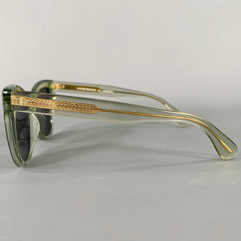 OLIVER PEOPLES Marianela Grey Clear Acetate Sunglasses