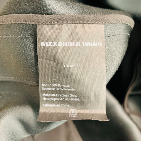 ALEXANDER WANG Talla 4 Pantalón de vestir de poliéster negro