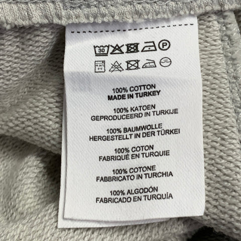 DRIES VAN NOTEN Size L Grey Cotton Drawstring Gym Shorts