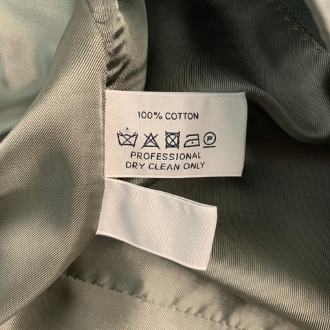 PAUW Taille 2 Veste à bouton unique en coton olive vert