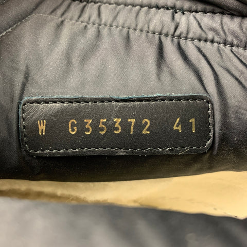 CHANEL Size 11 Black Nylon Quilted Boots