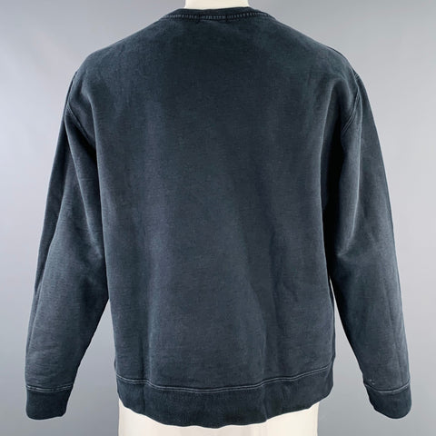 JOHN ELLIOTT FW18 Size XL Black Cotton Crew Neck Sweatshirt
