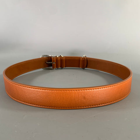 SHINOLA Size 36 Brown Leather Belt