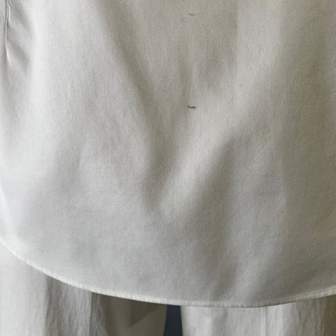 Chemise à manches longues en coton blanc boutonnée SUIT SUPPLY Taille L