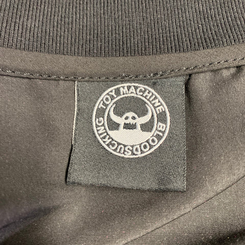 Veste zippée en polyester brodée noire, taille M, TOY MACHINE