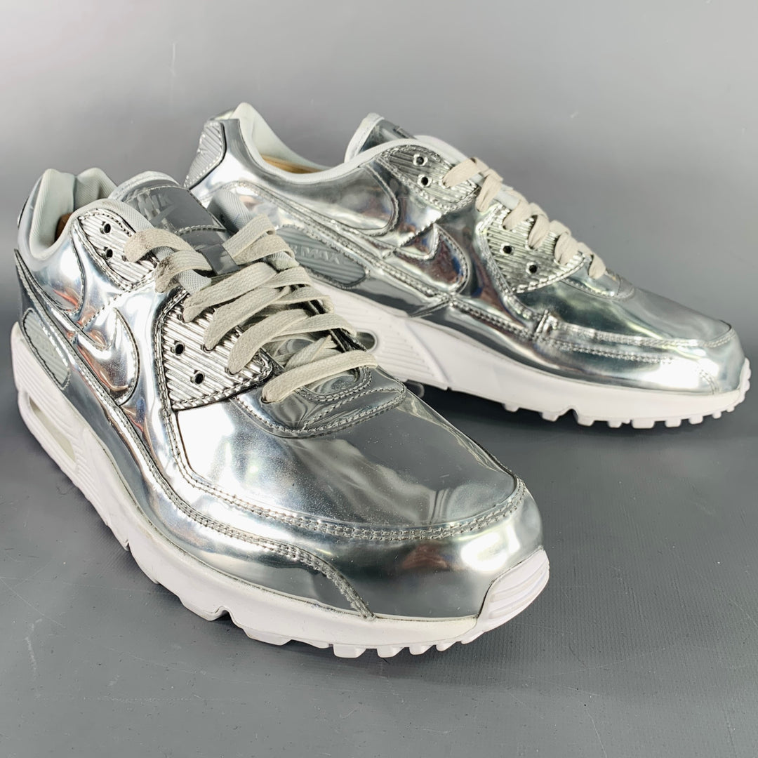 NIKE 2020 30th Anniversary Size 15.5 Silver Metallic Low Top Sneakers