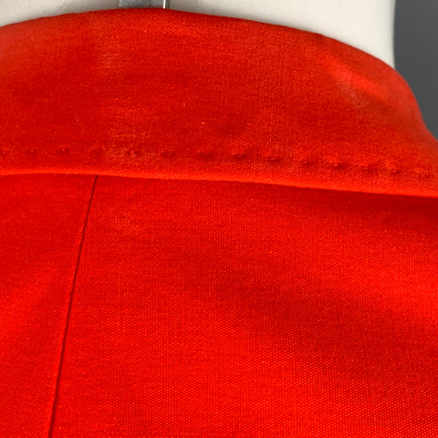 ACNE STUDIOS Size 38 Orange Cotton Blend Sport Coat