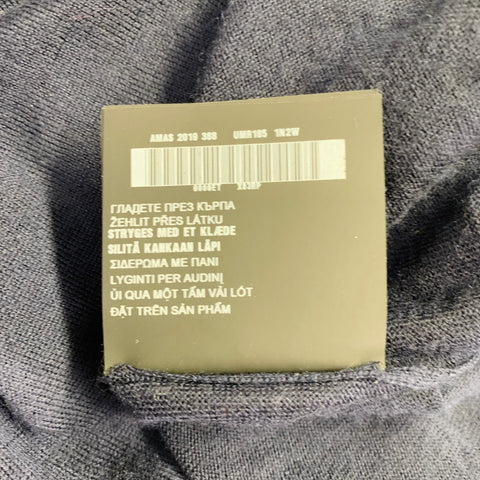 PRADA Size S Navy Knit Cashmere Turtleneck Long Sleeve Pullover