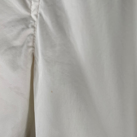 MAISON MARGIELA Size 40 White Cotton Notch Lapel Sport Coat