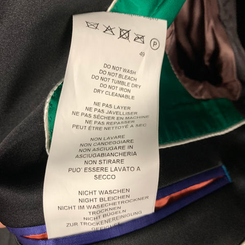 PAUL SMITH Chest Size 42 Black Wool  Mohair Shawl Collar Sport Coat