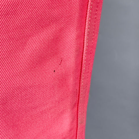 HELMUT LANG Size 30 Pink Cotton Blend Slim Straight Button Fly Jeans