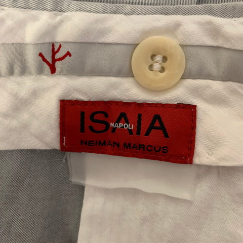 ISAIA Size 36 Grey Straight Casual Pants