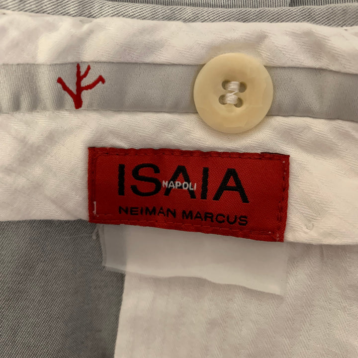 ISAIA Size 36 Grey Straight Casual Pants