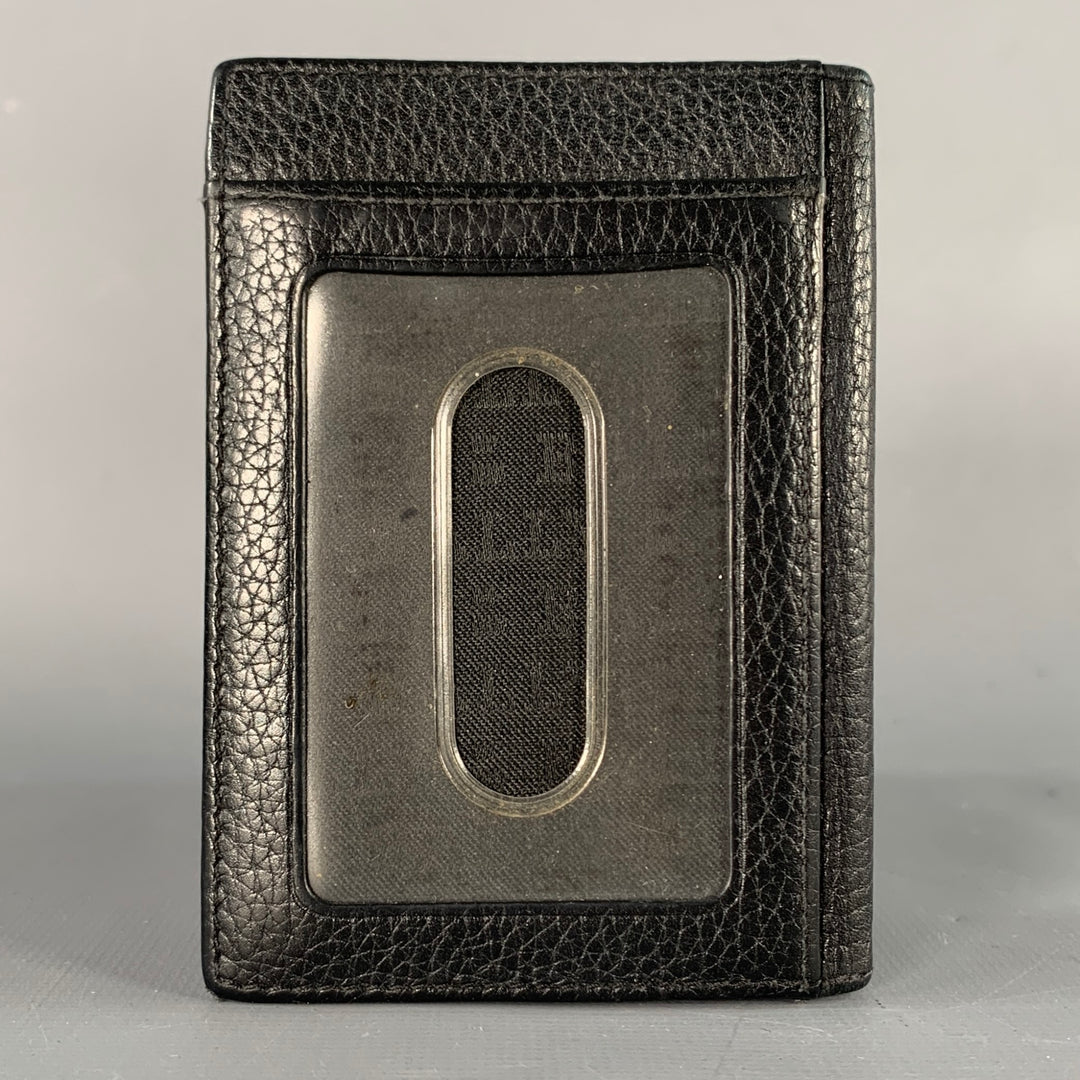 BALLY Black Leather Bifold Wallet