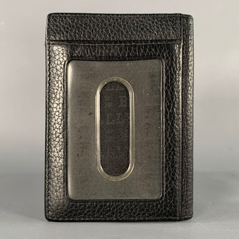 BALLY Black Leather Bifold Wallet