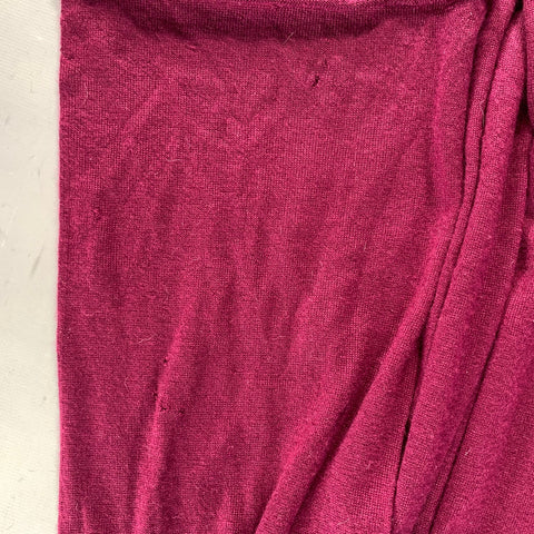 LANVIN Burgundy Purple Knit Cashmere Scarves